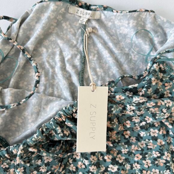 Z supply Melinda Ditsy Mini Print Maxi Dress Size L NWT - Picture 7 of 8